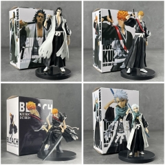 4 Styles Bleach  Zaraki Kenpachi Hitsugaya Toushirou  Kurosaki Ichigo Anime PVC Figure Toy Doll