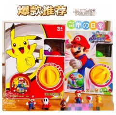 25 Styles Super Mario Bro Pokemon One Piece Marvel Comics Different Cartoon Anime PVC Figures