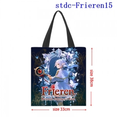 33x38CM 3 Styles Frieren: Beyond Journey's End Shopping Bag Canvas Anime Handbag