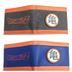 2 Styles Dragon Ball Z Cartoon Pattern Coin Purse PVC Anime Short Wallet