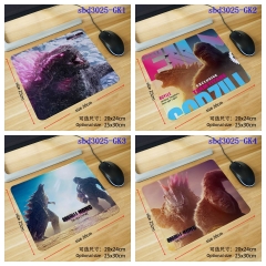 4 Styles King Kong vs. Godzilla Cartoon Anime Mouse Pad