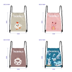 8 Styles Palworld Cartoon Anime Drawstring Bag