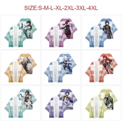 13 Styles Honkai: Star Rail Anime 97% Polyester+3% Spandex Material Kimono Cloak