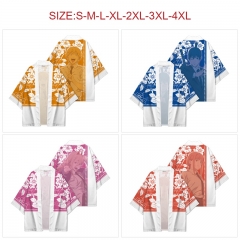5 Styles Chainsaw Man Anime 97% Polyester+3% Spandex Material Kimono Cloak
