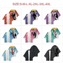 9 Styles Bleach Anime 97% Polyester+3% Spandex Material Kimono Cloak