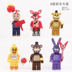 6pcs/set 8cm Five Nights at Freddy's Cartoon Anime PVC Figure Toy Doll