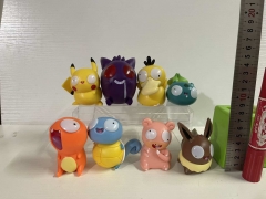 4.5-7.5CM 8PCS/SET Pokemon Anime PVC Figure Toy