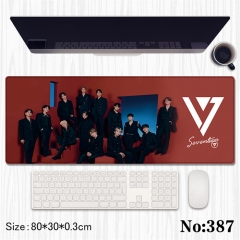 80*30*0.3CM K-POP SEVENTEEN Cartoon Anime Mouse Pad