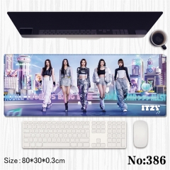 80*30*0.3CM K-POP ITZY Cartoon Anime Mouse Pad