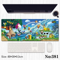 3 Styles 80*30*0.3CM Super Mario Bro. Cartoon Anime Mouse Pad