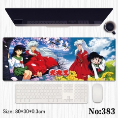 80*30*0.3CM Inuyasha Cartoon Anime Mouse Pad