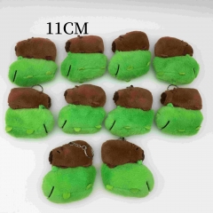 10PCS/SET 11CM Kapibarasan Anime Plush Toy Pendant