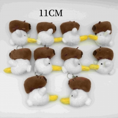 10PCS/SET 11CM Kapibarasan Anime Plush Toy Pendant