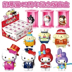 24PCS/SET Hello Kitty Cartoon Anime PVC Figures Surprise Blind Box