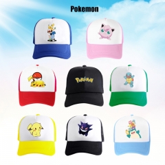 15 Styles Pokemon Cartoon Anime  Baseball Cap Hat