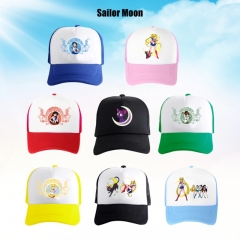 12 Styles Pretty Soldier Sailor Moon Cartoon Anime Baseball Cap Hat