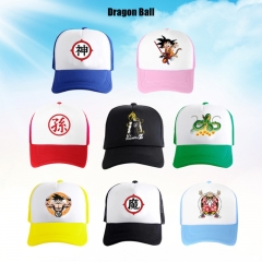 14 Styles Dragon Ball Z Cartoon Anime Baseball Cap Hat