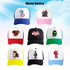 14 Styles Marvel Comics Cartoon Anime Baseball Cap Hat