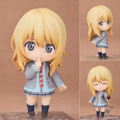 10CM Nendoroid 2113# Your Lie in April Miyazono Kaori Cartoon Anime PVC Figures