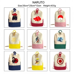 12 Styles Naruto Cartoon Anime Canvas Backpack Bag