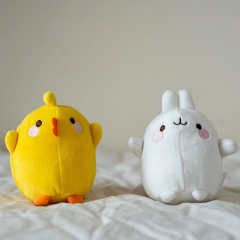 4 Styles Molang Cartoon Anime Plush Toy Pendant