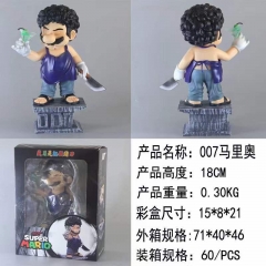 20CM Super Mario Bro 007 Cartoon PVC Anime Figure Toy