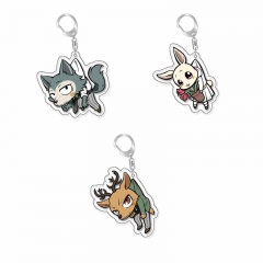 3 Styles BEASTARS Cartoon Anime Acrylic Keychain