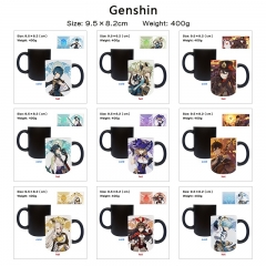 原神 9 精品动漫周边变色陶瓷杯茶杯饮水杯马克杯