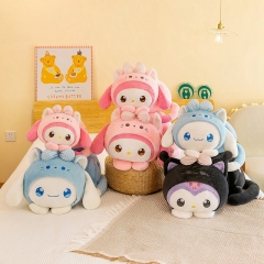 35-55CM 3 Styles Sanrio Kuromi My Melody Cinnamoroll Anime Plush Toy Doll