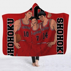 3 Styles Slam Dunk Cartoon Bath Towel Anime Hooded Cloak