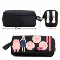 Buta no Liver wa Kanetsu Shiro/Butareba -The Story of a Man Who Turned into a Pig Cartoon Pencil Box Anime Pencil Bag