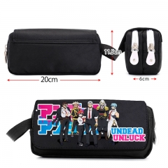 Undead Unluck Cartoon Pencil Box Anime Pencil Bag