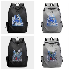 4 Styles Mobile Suit Gundam Cartoon Character Anime Backpack Bag