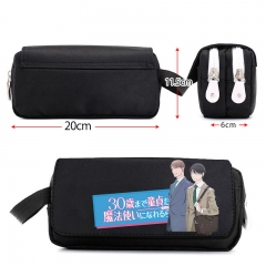 Cherry Magic! Thirty Years of Virginity Can Make You a Wizard?! Cartoon Canvas For Student Anime Pencil Bag