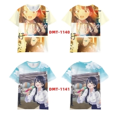 2 Styles The Dangers in My Heart Short Sleeve Cartoon Anime T Shirt