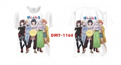The Way of Pon Short Sleeve Cartoon Anime T Shirt