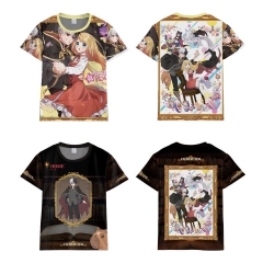 2 Styles I'm Giving the Disgraced Noble Lady I Rescued a Crash Course in Naughtiness Short Sleeve Cartoon Anime T Shirt