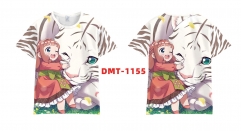 Fluffy Paradise Short Sleeve Cartoon Anime T Shirt