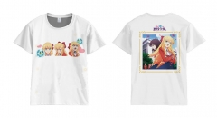 I'm in Love with the Villainess Short Sleeve Cartoon Anime T Shirt
