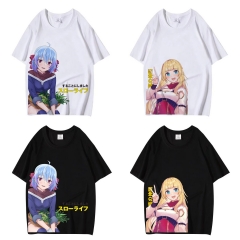 4 Styles Banished From The Hero's Party, I Decided To Live A Quiet Life In The Countryside Short Sleeve Cartoon Anime T Shirt