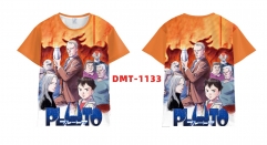 Pluto Short Sleeve Cartoon Anime T Shirt