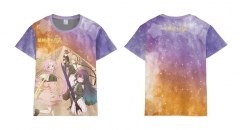 Hoshikuzu Telepath/Hoshikuzu Telepath Short Sleeve Cartoon Anime T Shirt