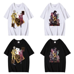 4 Styles High Card Short Sleeve Cartoon Anime T Shirt