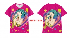 Urusei Yatsura Short Sleeve Cartoon Anime T Shirt