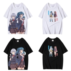4 Styles Bottom-Tier Character Tomozaki Short Sleeve Cartoon Anime T Shirt