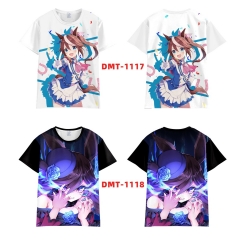 3 Styles Uma Musume Pretty Derby Short Sleeve Cartoon Anime T Shirt