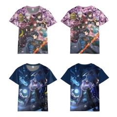 2 Styles Tsukimichi: Moonlit Fantasy Short Sleeve Cartoon Anime T Shirt