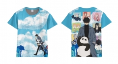 Mr. Villain's Day Off Short Sleeve Cartoon Anime T Shirt