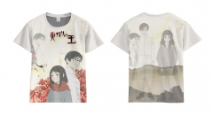 The Fire Hunter Short Sleeve Cartoon Anime T Shirt