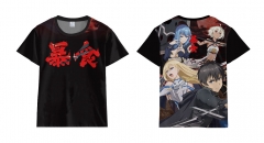 Berserk of Gluttony Short Sleeve Cartoon Anime T Shirt